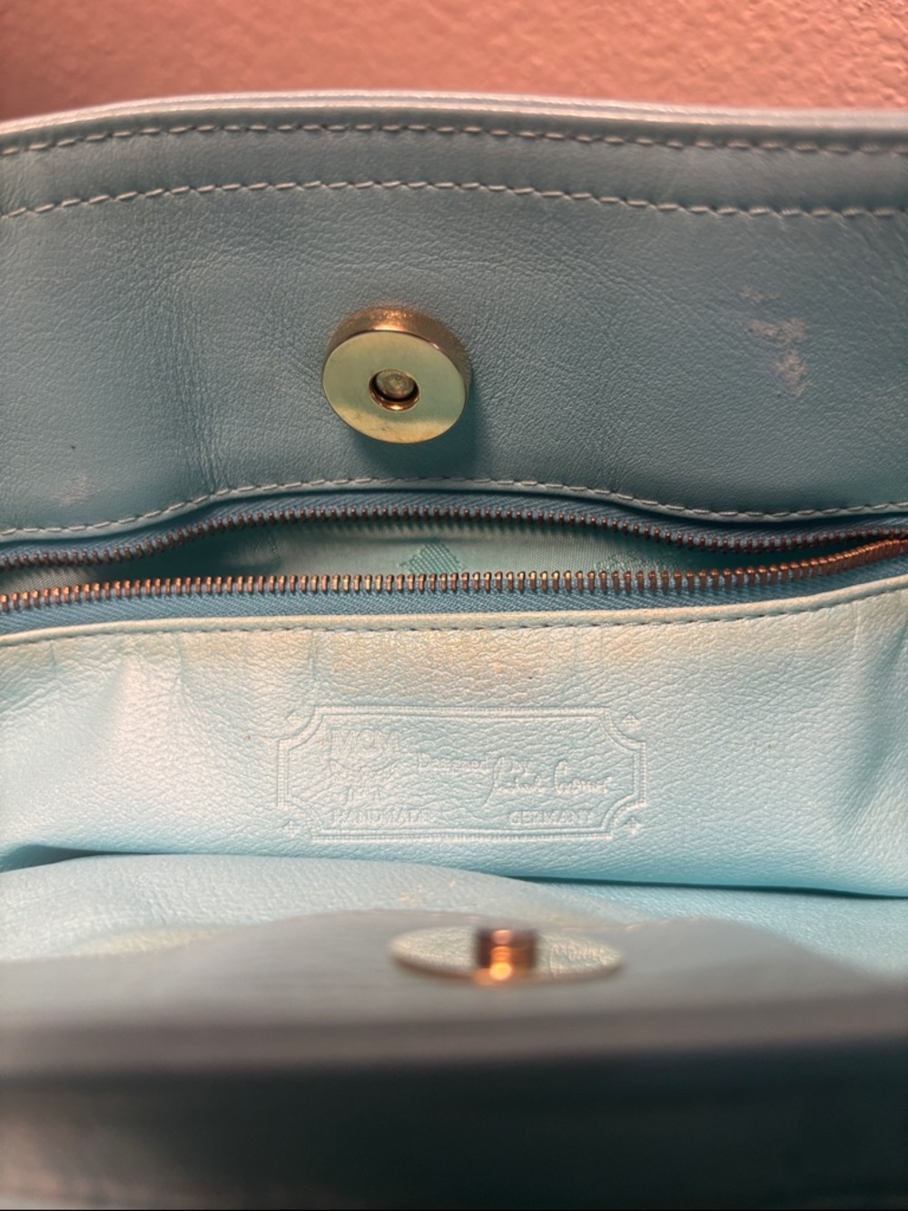 MCM Vintage Aqua Blue Shoulder bag - Picture 7 of 10